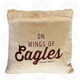 The BeLOVED Life WINGS OF EAGLES Plush Cushion Travel Pillow for Kids