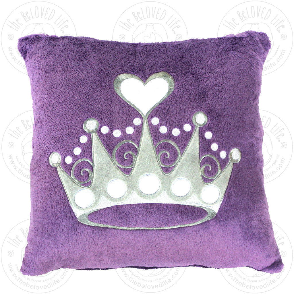The BeLOVED Life PRINCESS Plush Cushion Travel Pillow for Kids